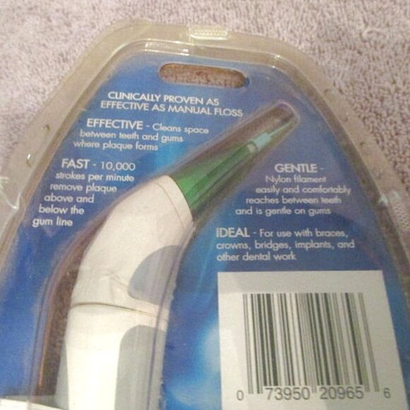 NEW Vtg WATERPIK Cordless WATER Oral FLOSSER Dental TIPS Teeth Cleaner FL-110 - Picture 5 of 9